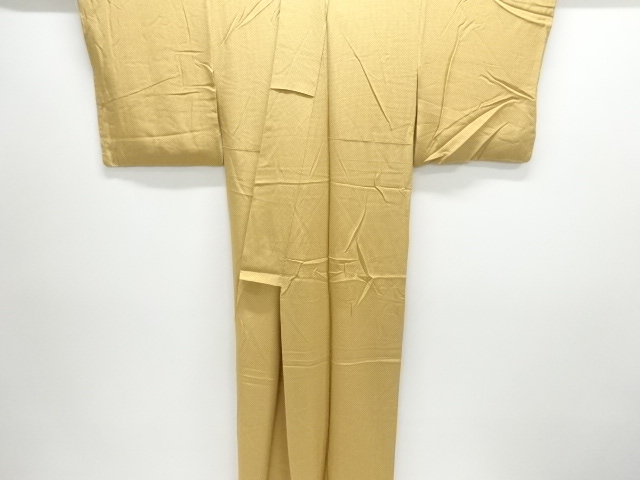  寺山存男作　幾何学模様一ツ紋江戸小紋着物